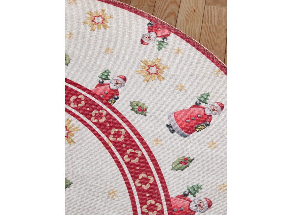 Kusový koberec Villeroy & Boch Toy's delight 106273 Cream, Red kruh