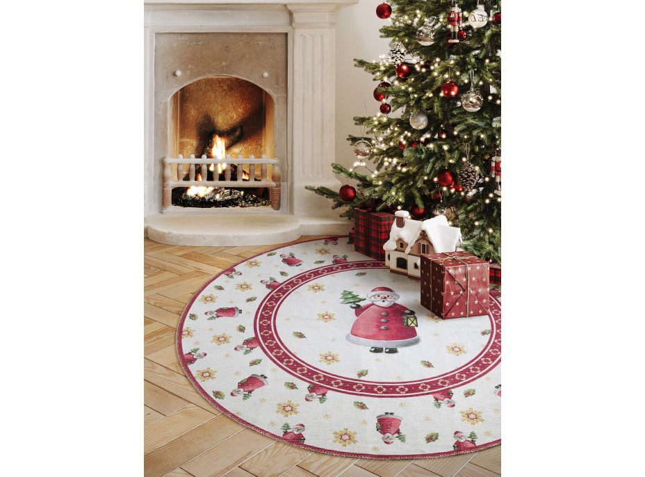 Kusový koberec Villeroy & Boch Toy's delight 106273 Cream, Red kruh