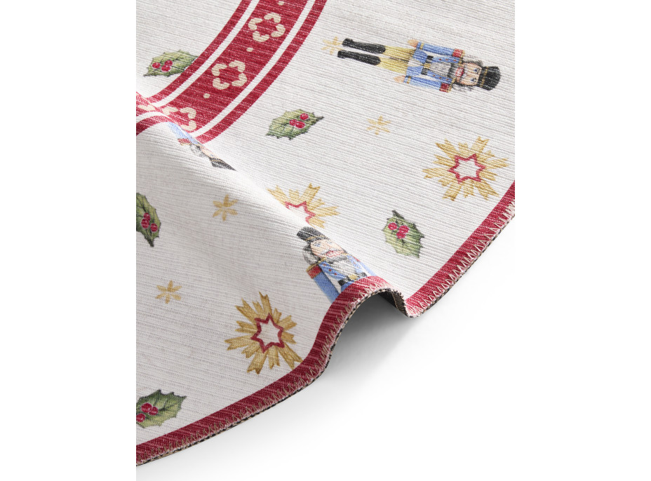 Kusový koberec Villeroy & Boch Toy's delight 106274 Cream, Red kruh