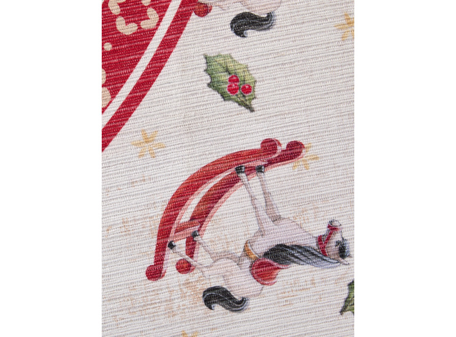 Kusový koberec Villeroy & Boch Toy's delight 106275 Cream, Red kruh