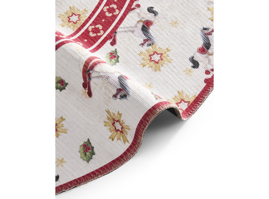 Kusový koberec Villeroy & Boch Toy's delight 106275 Cream, Red kruh