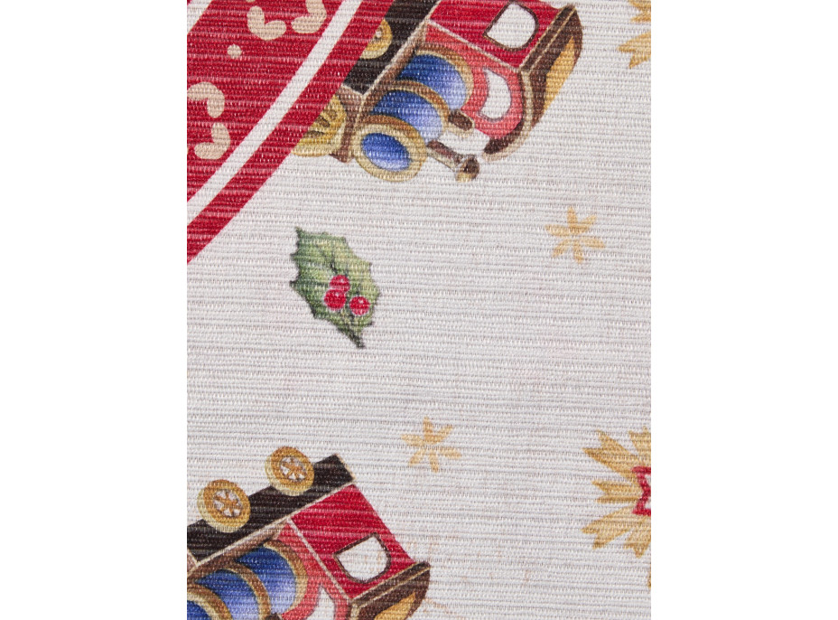 Kusový koberec Villeroy & Boch Toy's delight 106276 Cream, Red kruh