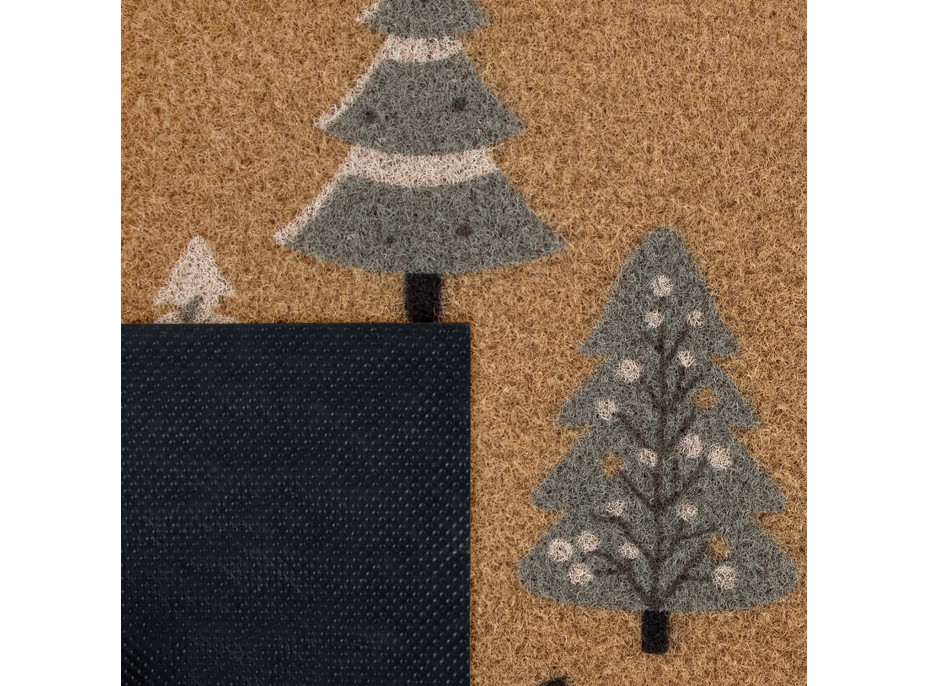 Rohožka WINTER TIME 40x60 cm - přírodní
