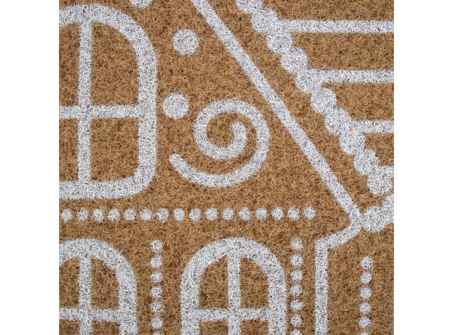 Rohožka GINGER BREAD HOUSE 50x80 cm - přírodní