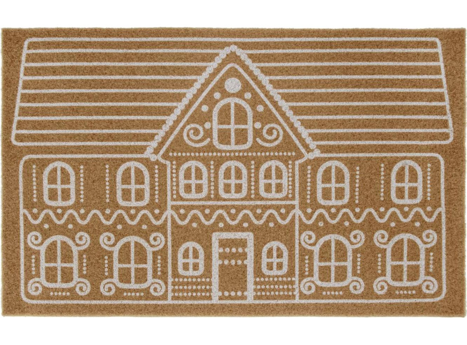 Rohožka GINGER BREAD HOUSE 50x80 cm - přírodní