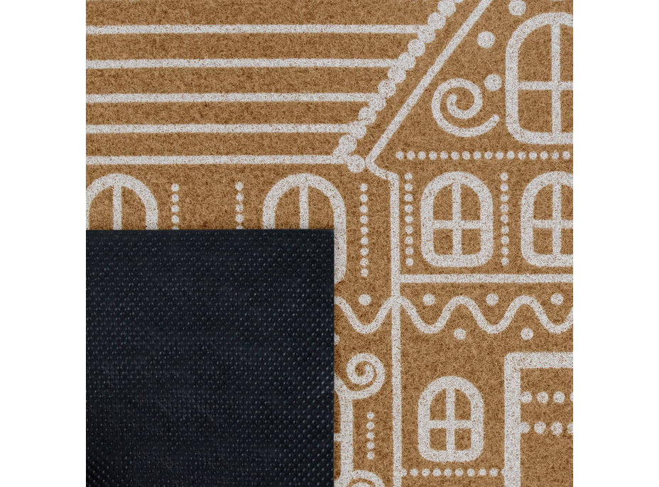 Rohožka GINGER BREAD HOUSE 50x80 cm - přírodní