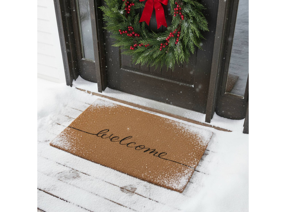 Rohožka WELCOME 50x80 cm - přírodní
