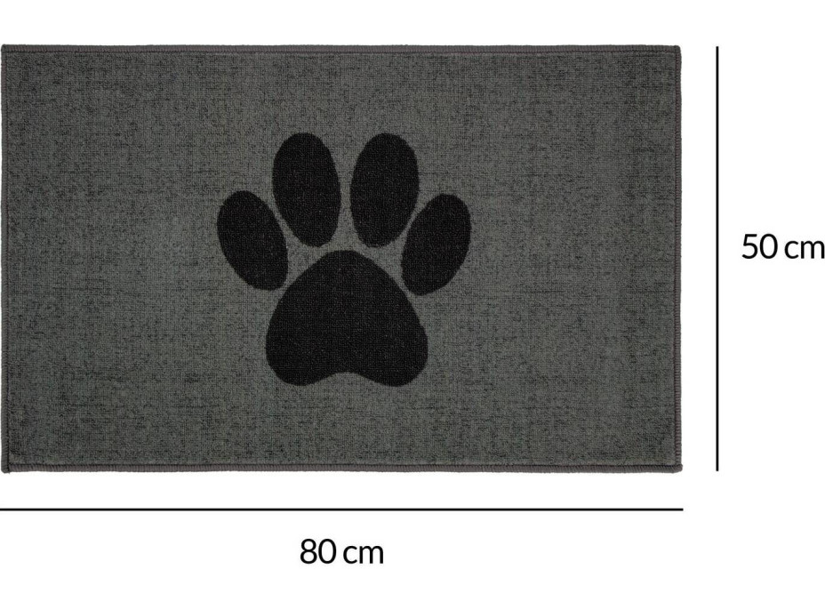 Koberec pro psy PUPIL PAD 50x80 cm - šedý