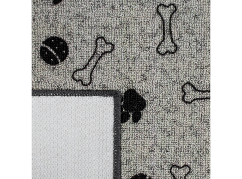 Koberec pro psy DOG REST 50x80 cm - šedý