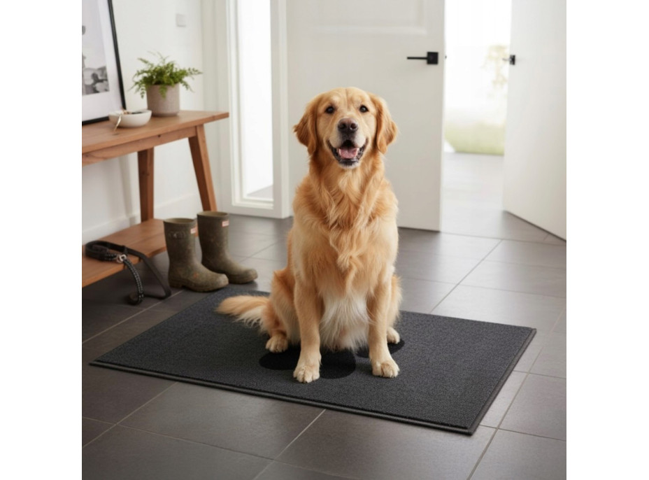 Koberec pro psy PUPIL PAD 50x80 cm - šedý