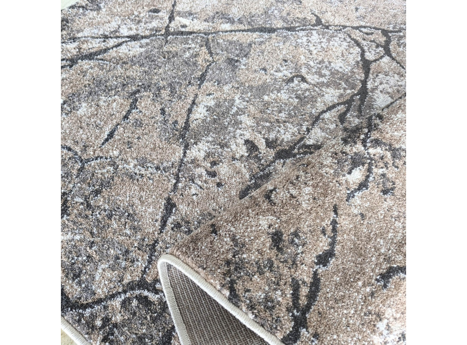 Kusový koberec PANNE stone - odstíny hnědé