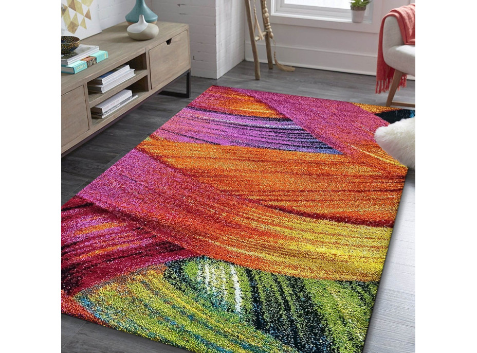 Kusový koberec PICASSO Brush strokes - vícebarevný