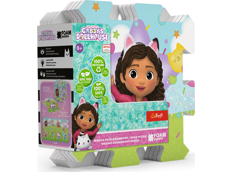 TREFL Pěnové puzzle Gábinin kouzelný domek