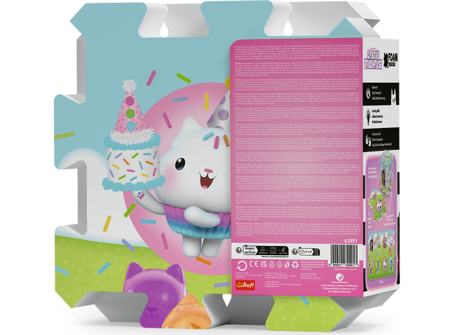 TREFL Pěnové puzzle Gábinin kouzelný domek