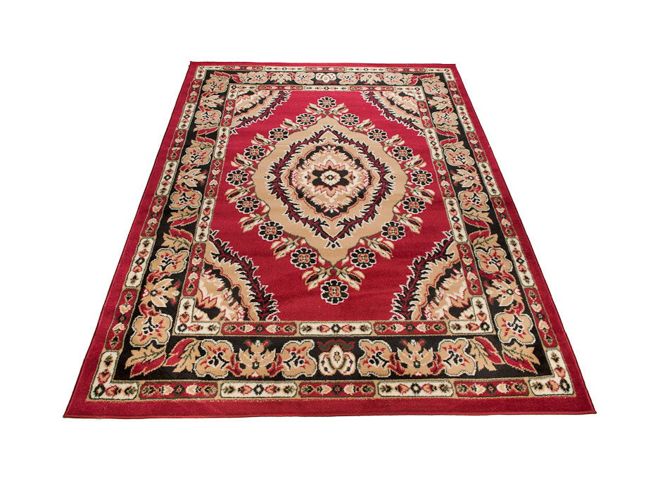 Kusový koberec ATLAS classic - béžový/červený, 160x220 cm