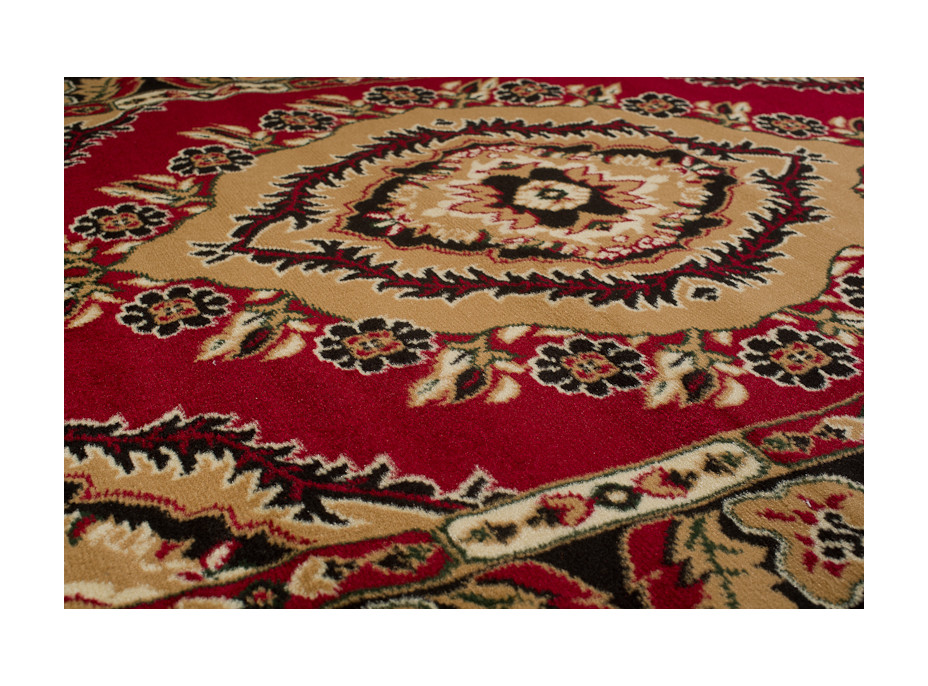 Kusový koberec ATLAS classic - béžový/červený, 160x220 cm