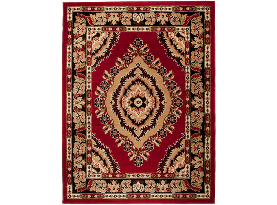 Kusový koberec ATLAS classic - béžový/červený, 160x220 cm