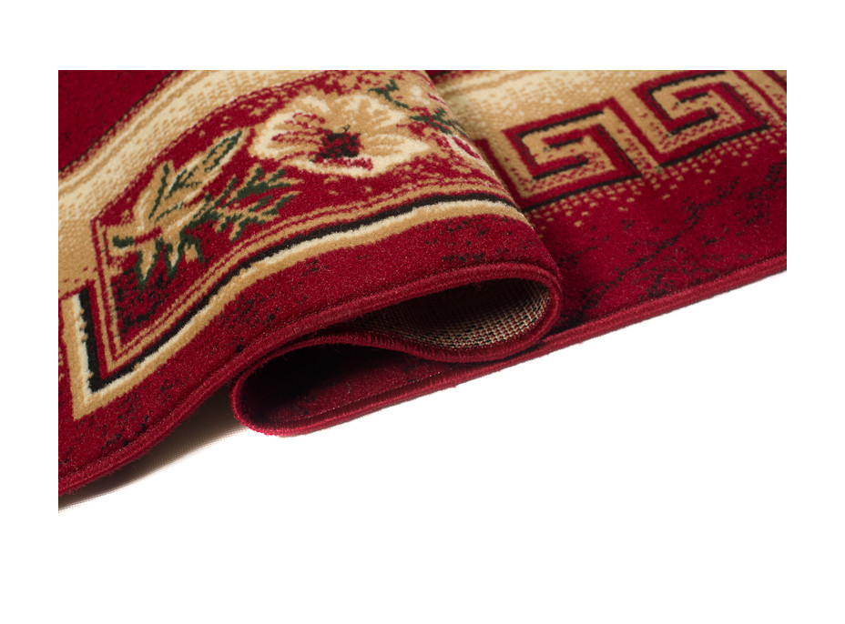 Kusový koberec ATLAS quatro - červený/béžový, 160x220 cm