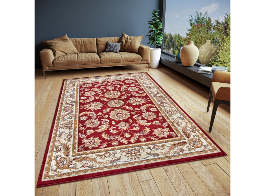 Kusový koberec Luxor 105642 Reni Red Cream, 80x120 cm