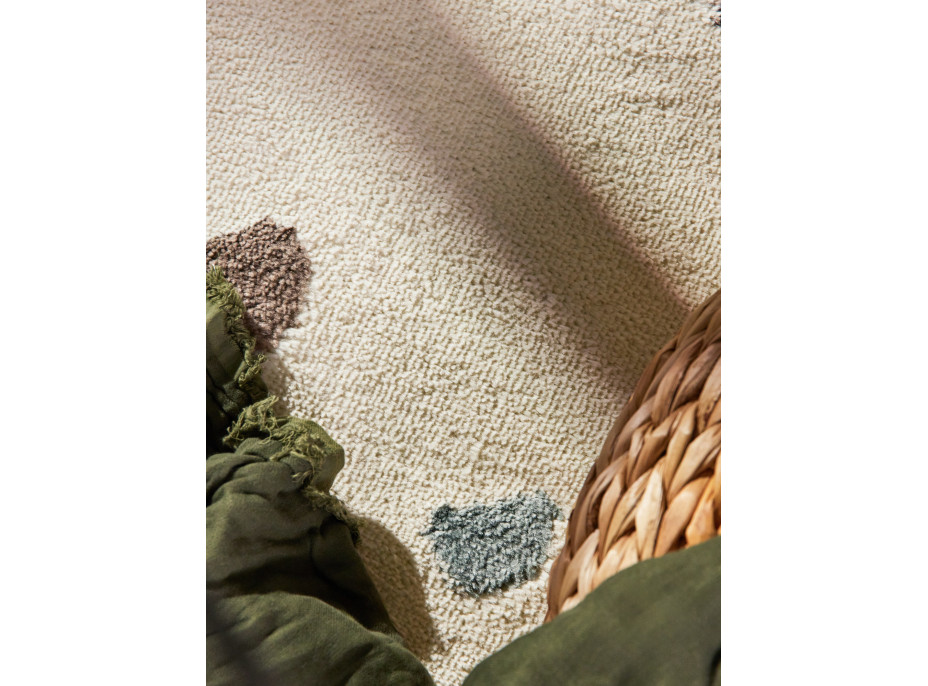 Dětský koberec Adventures 106210 Cream Multicolor kruh