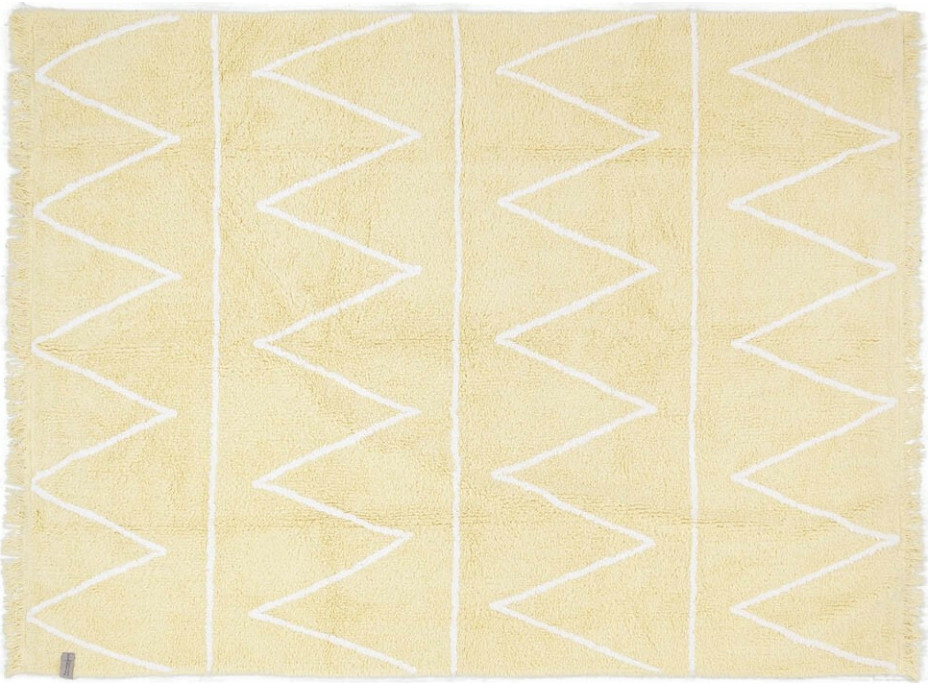 Dětský kusový koberec Hippy Yellow