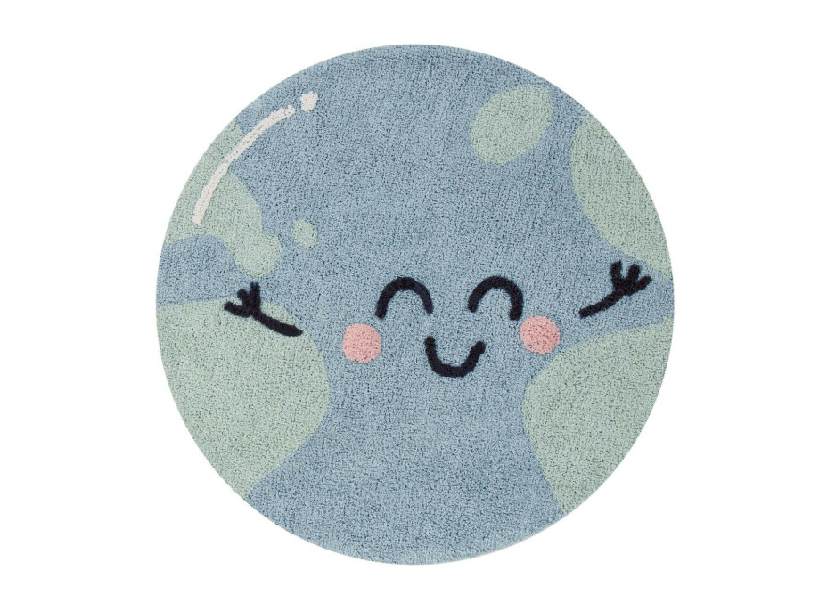 Dětský kusový koberec Big Big World kruh