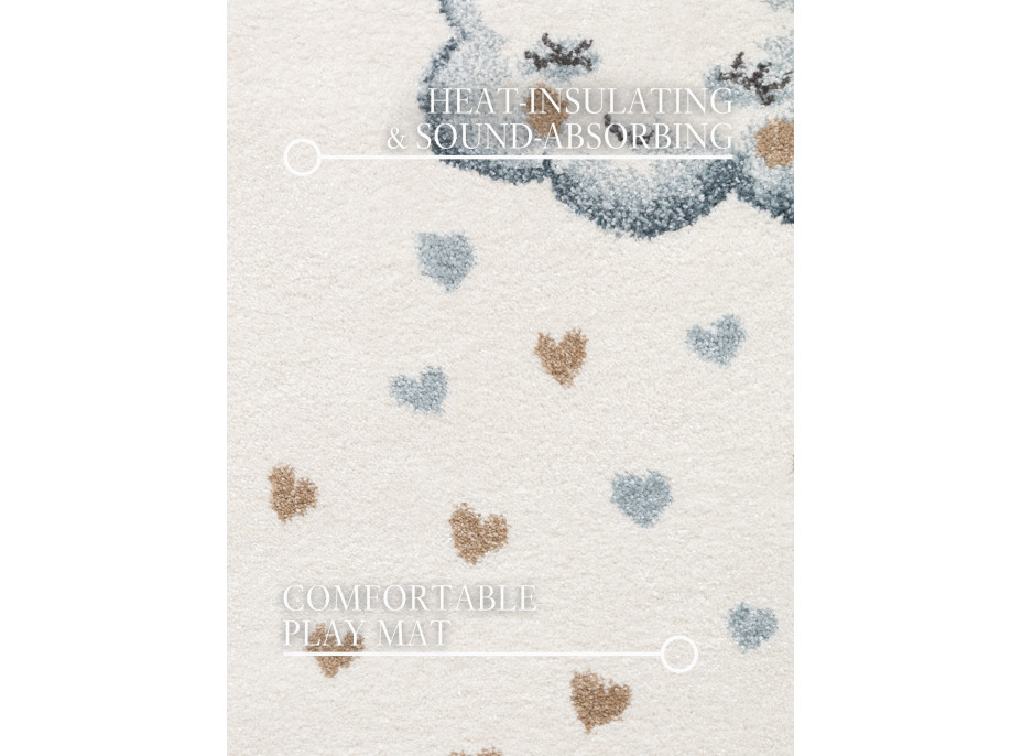 Dětský kusový koberec Villeroy & Boch Boho Kids 106304 Cream Multicolor kruh