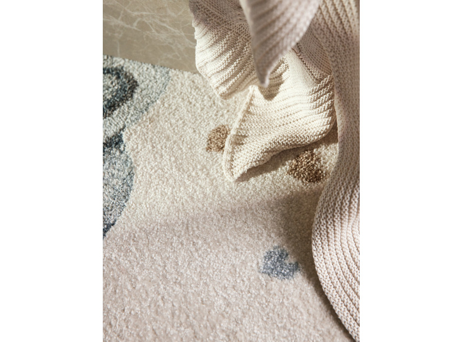 Dětský kusový koberec Villeroy & Boch Boho Kids 106304 Cream Multicolor kruh