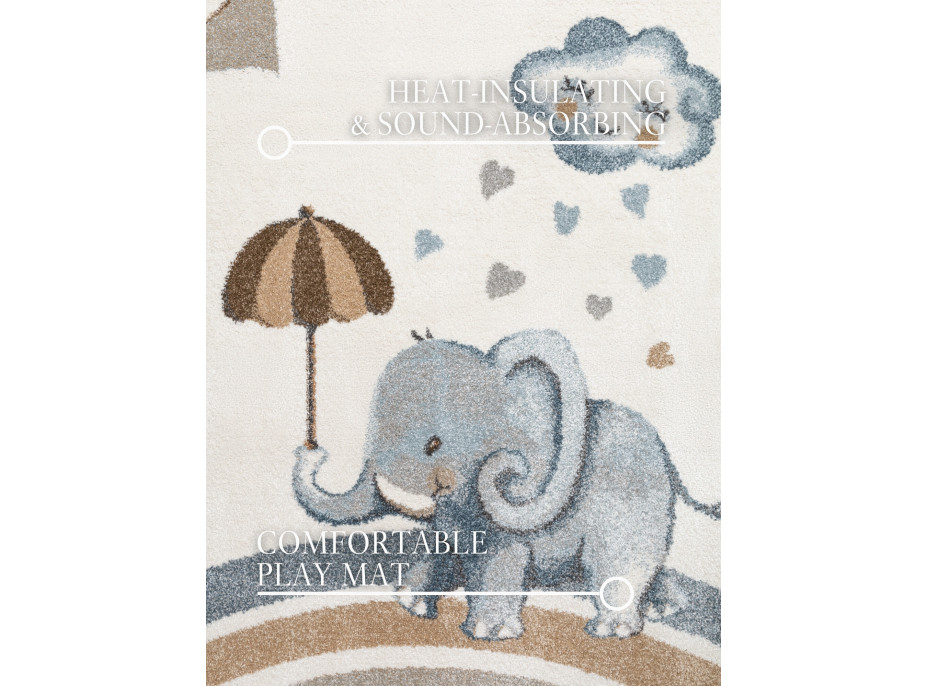 Dětský kusový koberec Villeroy & Boch Boho Kids 106306 Cream Multicolor