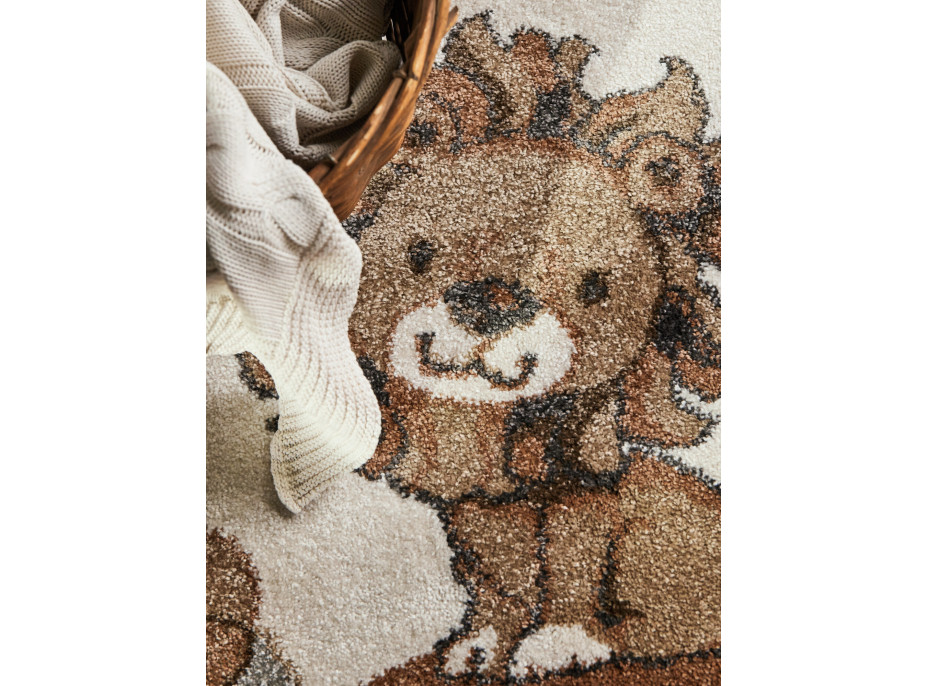 Dětský kusový koberec Villeroy & Boch Boho Kids 106307 Cream Multicolor kruh