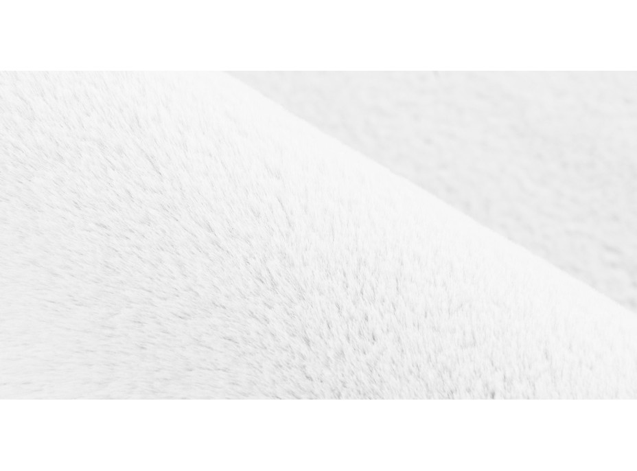 Kusový koberec Pouffy 5100 White kruh