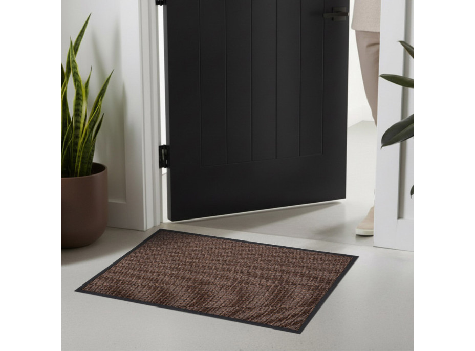 Rohožka ELIANA 60x90 cm - hnědá