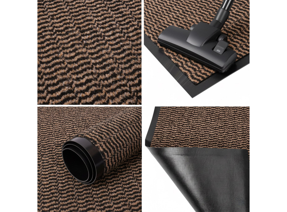 Rohožka ELIANA 60x90 cm - hnědá