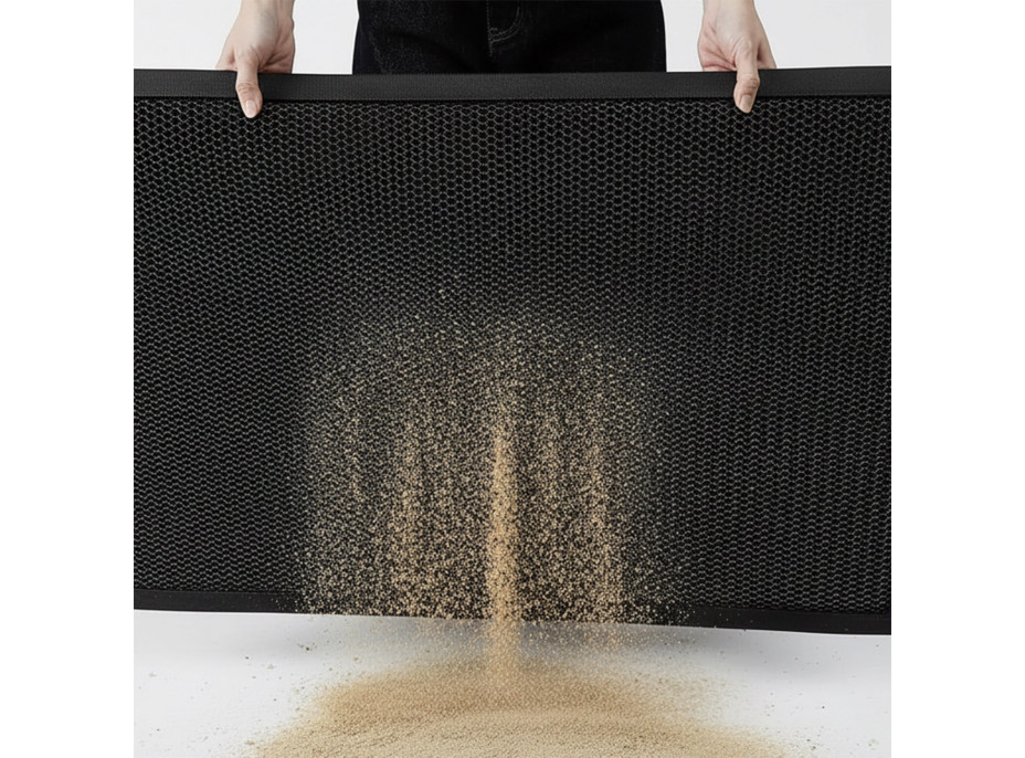 Rohožka AZARIA 60x90 cm - šedá