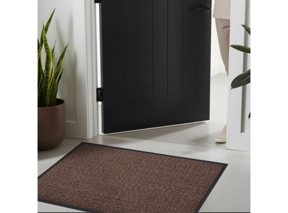 Rohožka VANDA 80x120 cm - hnědá