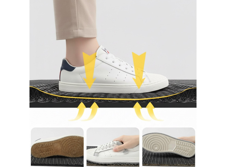 Rohožka SAMARIA 80x120 cm - šedá