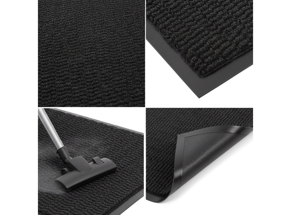 Rohožka ALMERIA 90x150 cm - šedá