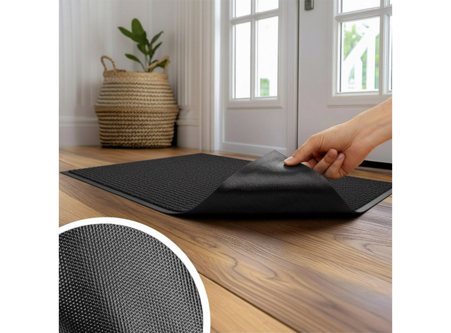 Rohožka ALMERIA 90x150 cm - šedá