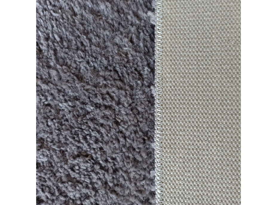 Moderní koberec SHAGGY CAMIL - tmavě šedý