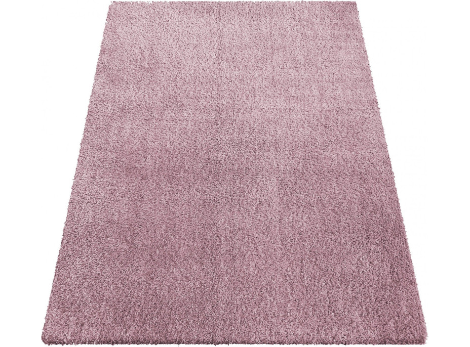 Moderní koberec SHAGGY CAMIL - růžový