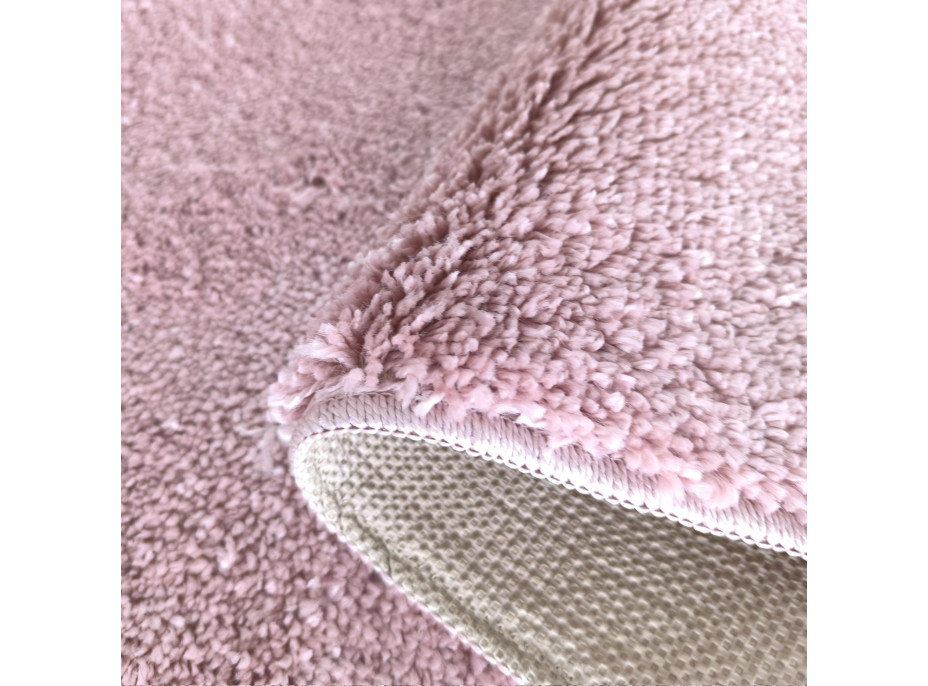 Moderní koberec SHAGGY CAMIL - růžový