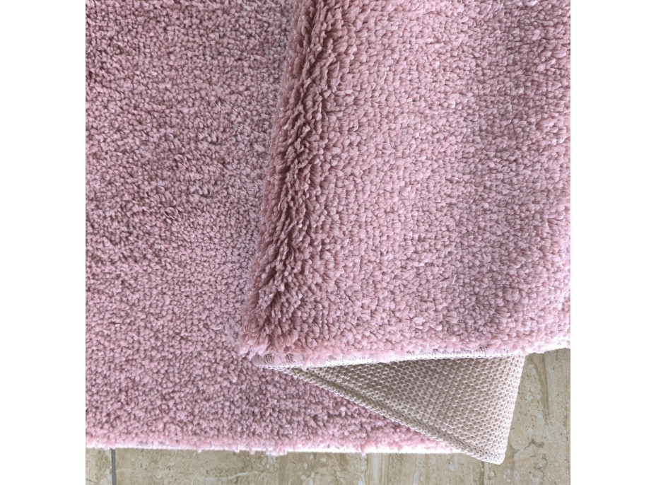Moderní koberec SHAGGY CAMIL - růžový