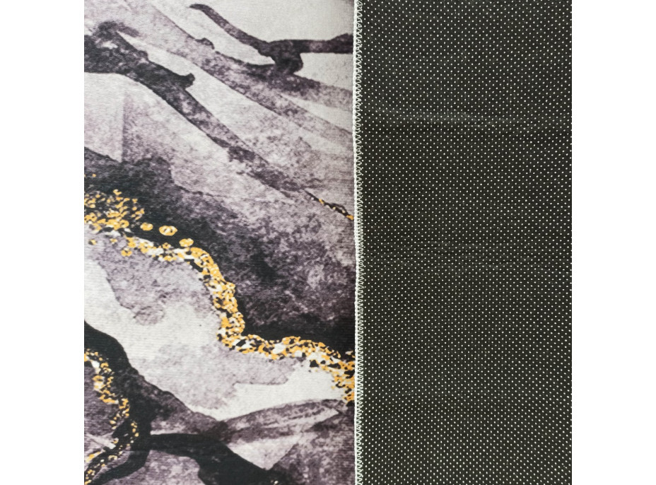 Kusový koberec HONOR Rock - tmavě šedý