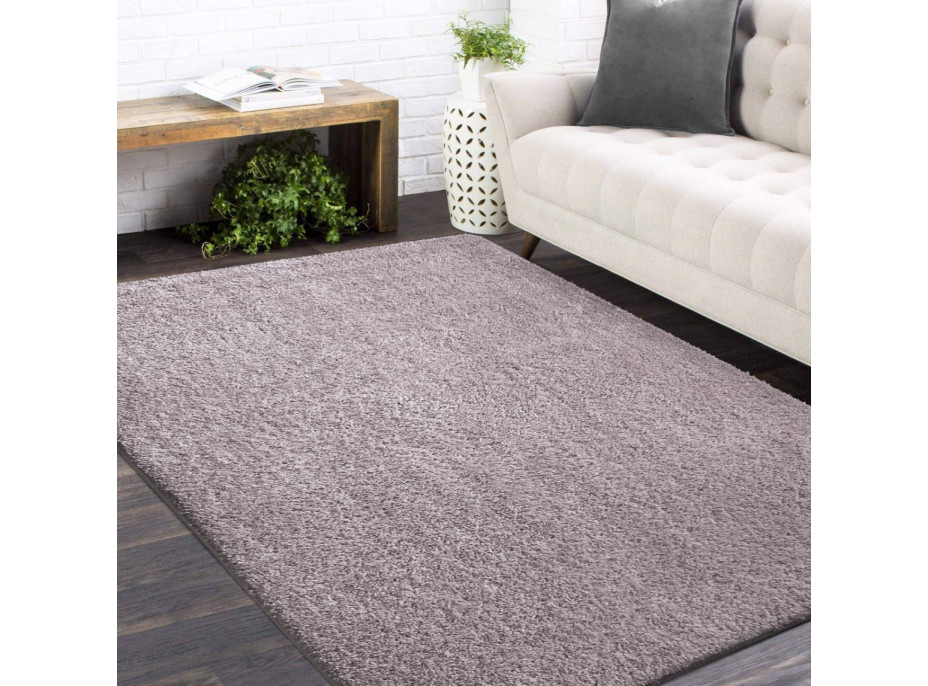 Moderní koberec SHAGGY CAMIL - karamelový