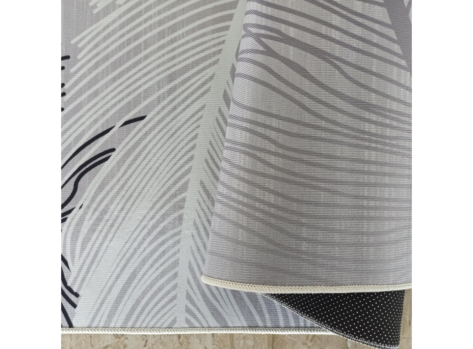 Kusový koberec HONOR Feather - šedý