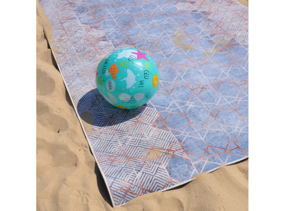 Kusový koberec HONOR Geometry - modrý