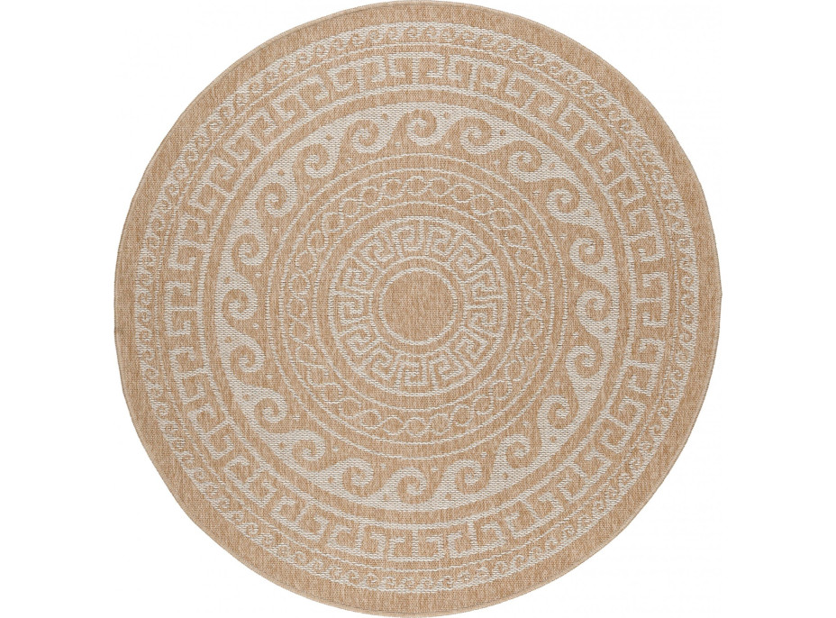 Kusový koberec Comilla 887 Beige kruh