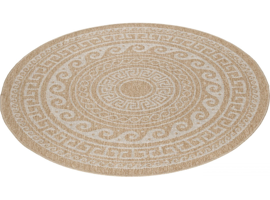 Kusový koberec Comilla 887 Beige kruh