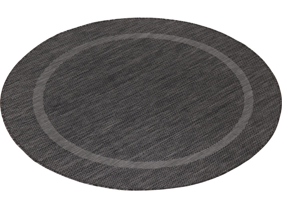 Kusový koberec Relax 4311 Black kruh
