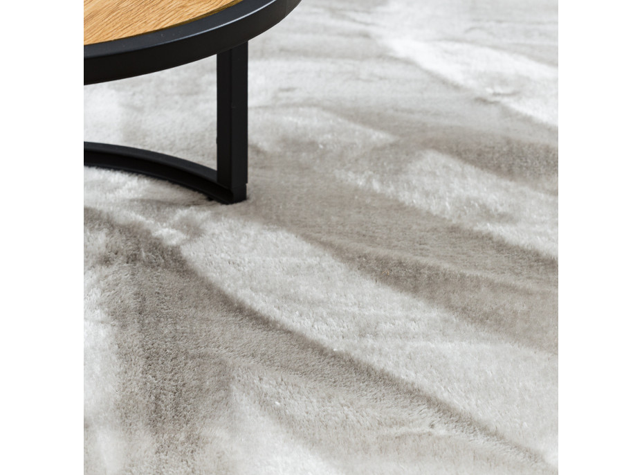 Kusový koberec Visco Rabbit Silver 3 kruh